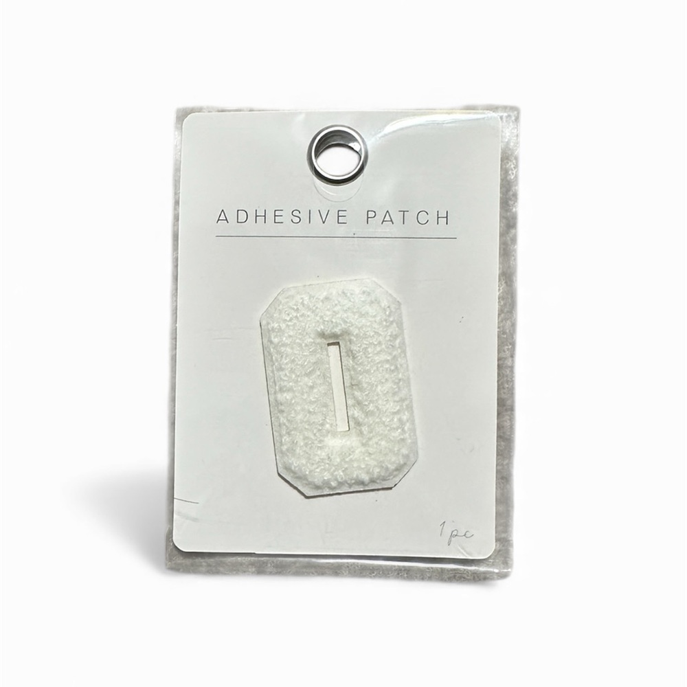 BLACK AND WHITE NUMBERS ADHESIVE PATCH BUNDLE
